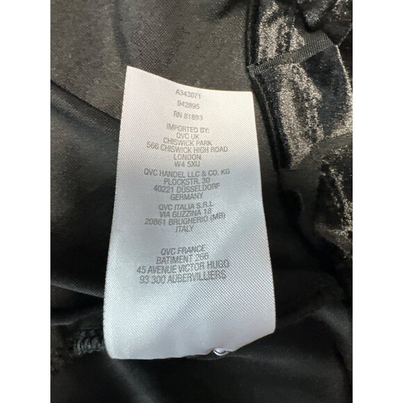 Susan Graver Womens Long Sleeve Round Neck Burnout Velvet Tunic Size 3X - Picture 8 of 9